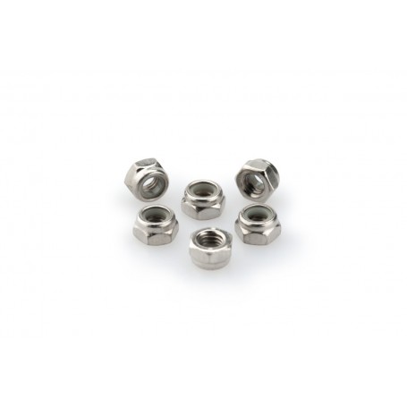 Puig Blister 6 Locknut M5 Silver