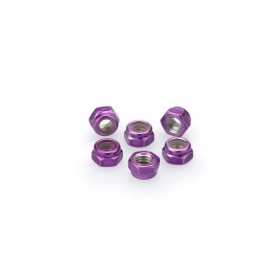 Puig Blister 6 Locknut M5 Purple