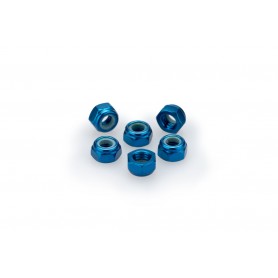 Puig Blister 6 Locknut M5 Blue
