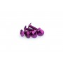 Puig Kit Screws Domed M6x20 mm Purple