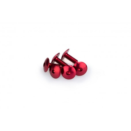 Puig Kit Screws Domed M6x15 mm Red