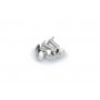 Puig Kit Screws Domed M6x15 mm Silver