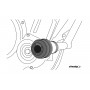 Puig Crash Bar Spare Part Nylon Vintage Screw M10 Black