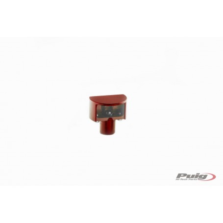 Puig License Light Aluminiumm. Red