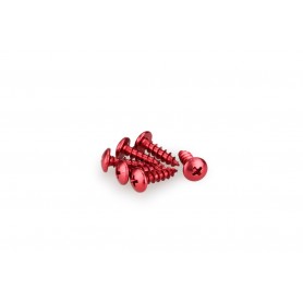 Puig Kit Screws Domed M6x20 mm Red