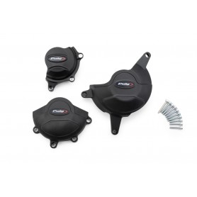 Puig Kit 3 Caps Engine Cover Honda CBR650R 21- Black