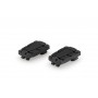 Puig Kit Rubbers For Footpegs Hi-Tech Enduro 2.0. Green