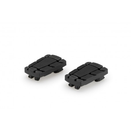 Puig Kit Rubbers For Footpegs Hi-Tech Enduro 2.0. Green