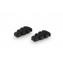 Puig Kit Rubbers For Footpegs Hi-Tech Trail 2.0. Green