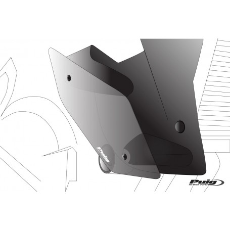 Puig Kit of Wings For Yamaha MT-09 21 Black