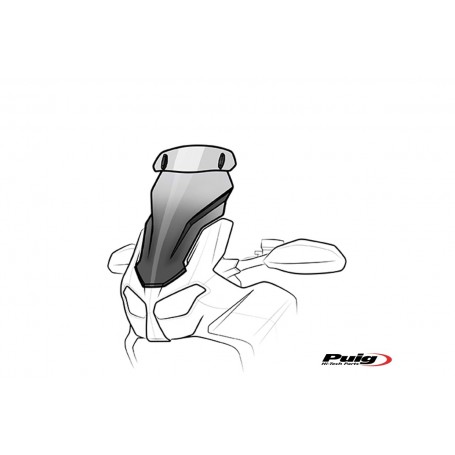 Puig Touring Screen W/Visor Benelli Trk251 20 - Smoke