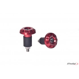 Puig Bar Ends Aluminium Race Universal Red