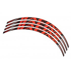 Puig Rim Strips X4 Racing Orange Fluor