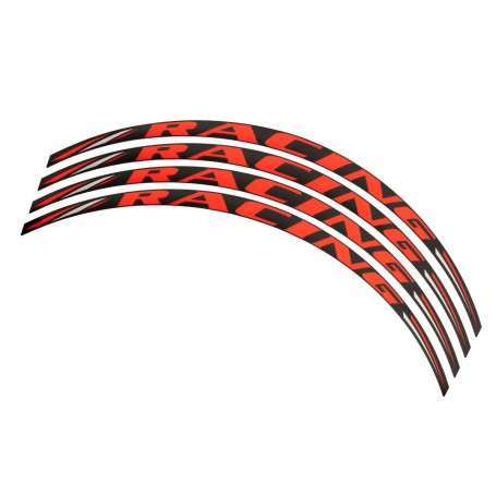 Puig Rim Strips X4 Racing Orange Fluor
