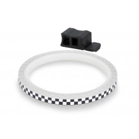 Puig Rim Strip 6 Meters+Aplicator Checkered Flag