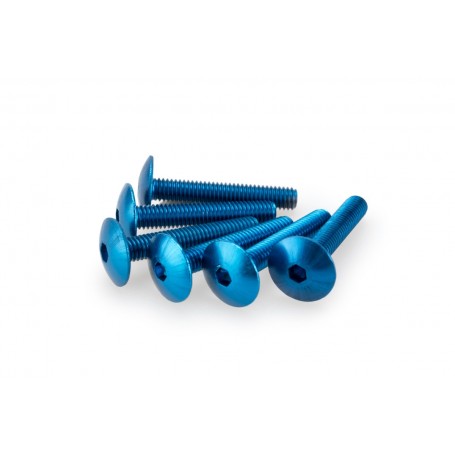 Puig Kit Screws Domed M6x30 mm Blue