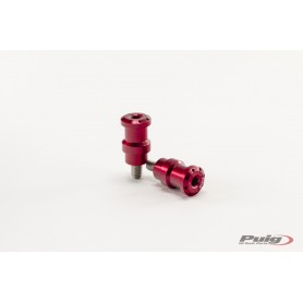 Puig Spools By Pair Hi-Tech Parts Diam.8 mm Red