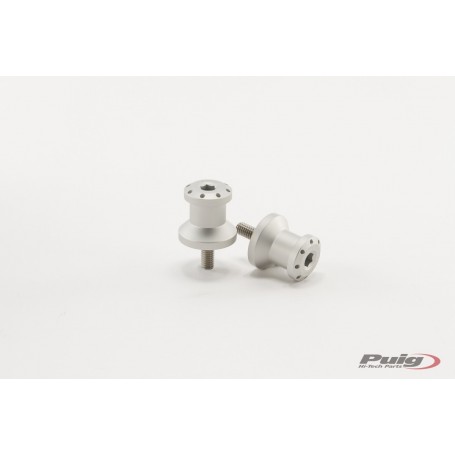 Puig Spools By Pair Hi-Tech Parts Diam.6 mm Silver