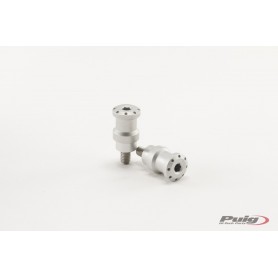 Puig Spools By Pair Hi-Tech Parts Diam.8 mm Silver