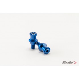 Puig Spools By Pair Hi-Tech Parts Diam.10 mm Blue