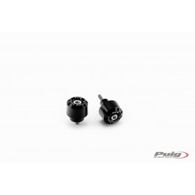 Puig Short Bar Ends Aluminium Kawasaki Z650 Black