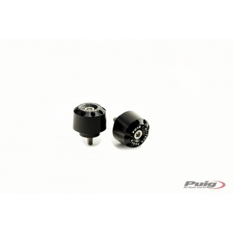 Puig Short Bar Ends Aluminium Yamaha Black