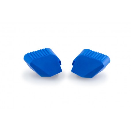 Puig Rubber Ends By Pair Fr.Sliders Pro Blue