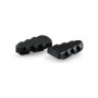 Puig Kit Rubbers For Footpegs Hi-Tech Trail Green