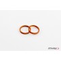 Puig Kit Rings Bar End Orange