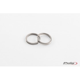 Puig Kit Rings Bar End Silver