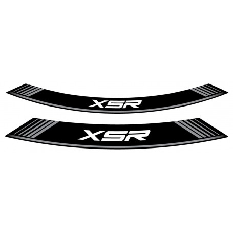 Puig Kit 8 Rim Strips XSR Silver