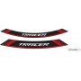 Puig Kit 8 Rim Strips Tracer Red