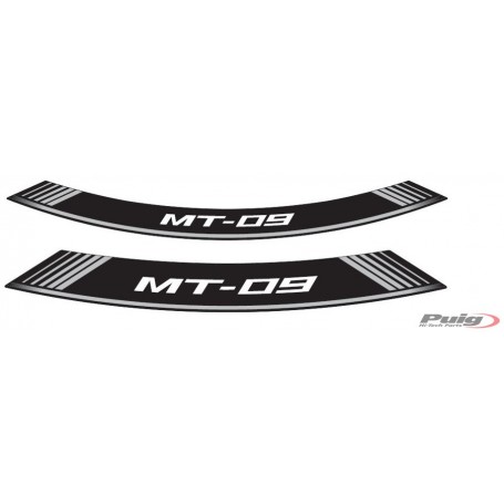 Puig Kit 8 Rim Strips MT-09 Silver