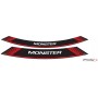 Puig Kit 8 Rim Strips Monster Red