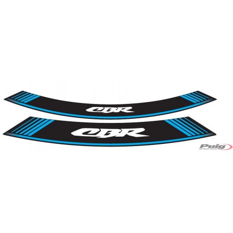 Puig Kit 8 Rim Strips CBR Blue