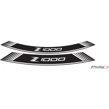 Puig Kit 8 Rim Strips Z1000 White