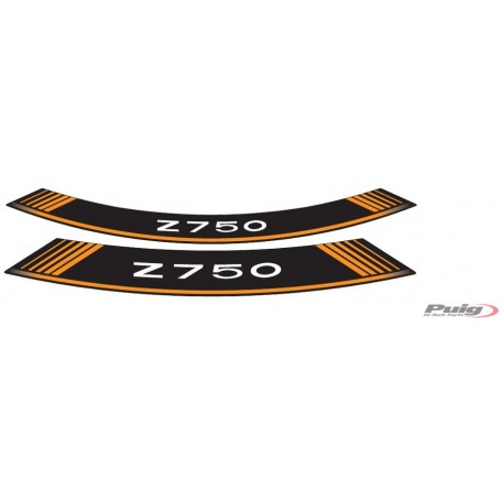Puig Kit 8 Rim Strips Z750 Orange