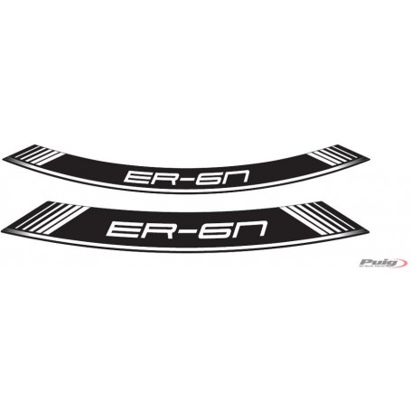 Puig Kit 8 Rim Strips Er6 White