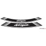 Puig Kit 8 Rim Strips Ninja White