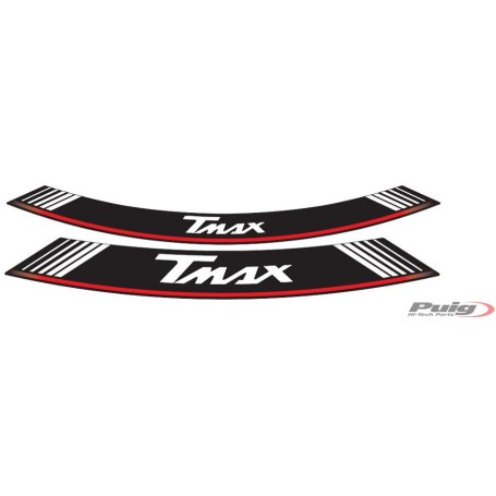 Puig Kit 8 Rim Strips T-Max Silver