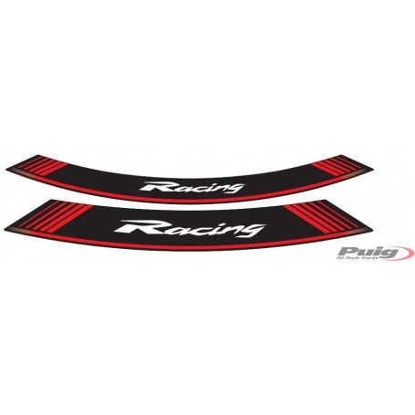 Puig Kit 8 Rim Strips Racing Red