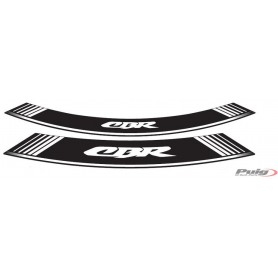 Puig Kit 8 Rim Strips CBR White