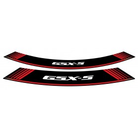 Puig Kit 8 Rim Strips GSXs Red