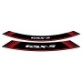 Puig Kit 8 Rim Strips GSXs Red