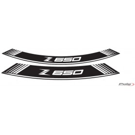 Puig Kit 8 Rim Strips Z650 White