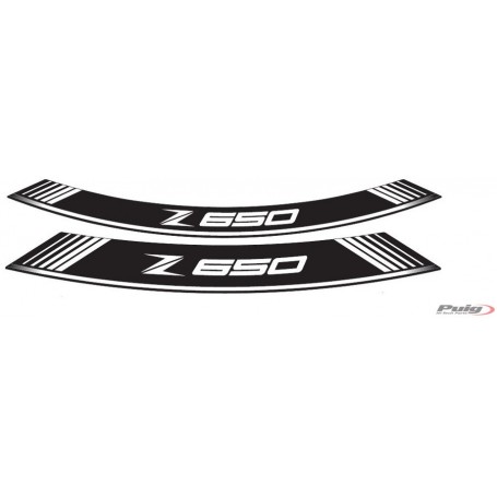 Puig Kit 8 Rim Strips Z650 White