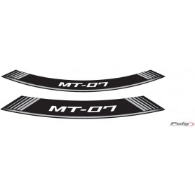 Puig Kit 8 Rim Strips MT-07 Silver