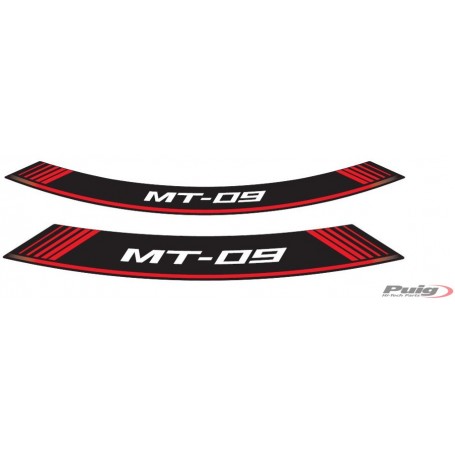 Puig Kit 8 Rim Strips MT-09 Red