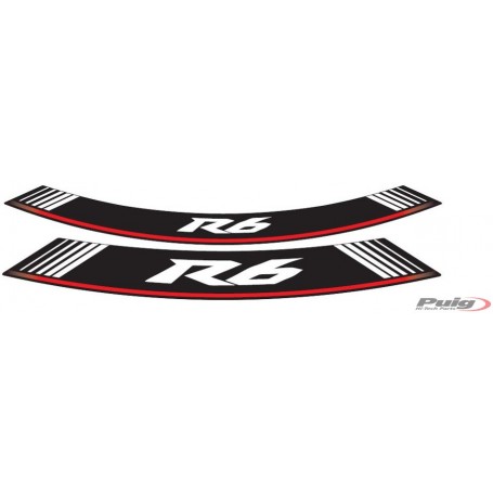 Puig Kit 8 Rim Strips R6 Silver