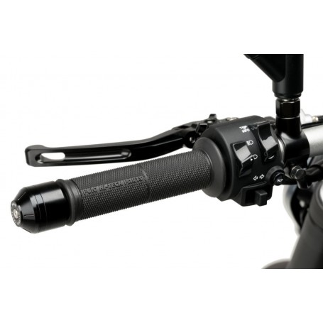 Puig Grips By Pair Puig Hi-Tech Open Hard Black
